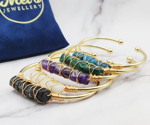 Rocky Bangle 8 Mei's Everest Rocky Bangle | armband | Edelsteen Rocky Bangle 8
