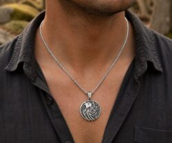 Alternative view of Mei's Viking Valknut Wolf | ketting | Stainless Steel
