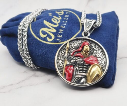 Warrior of Sparta 1 Mei's Muse Warrior of Sparta | ketting | Stainless Steel Warrior of Sparta 1
