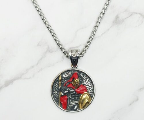Warrior of Sparta 3 1 Mei's Muse Warrior of Sparta | ketting | Stainless Steel Warrior of Sparta 3 1