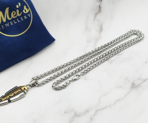 Spear of Awe 6 Mei's Viking Spear of Awe | ketting | Stainless Steel Spear of Awe 6