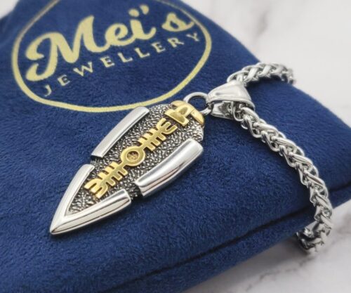 Spear of Awe 7 Mei's Viking Spear of Awe | ketting | Stainless Steel Spear of Awe 7