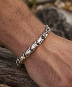 Alternative view of Mei's Viking Infinity Snake | armband | Stainless Steel