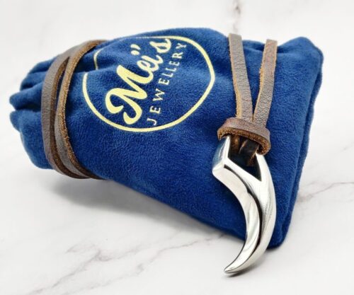 Wolf of Steel 1 Mei's Viking Wolf of Steel | ketting | Leer Wolf of Steel 1