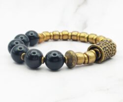 Mei's Tibetan Copper Marbles | armband | Edelsteen