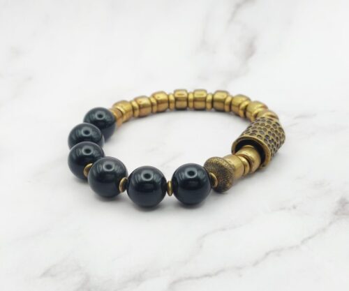 Copper Marbles 5 Mei's Tibetan Copper Marbles | armband | Edelsteen Copper Marbles 5