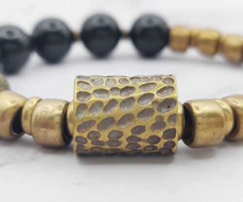 Copper Marbles 6 Mei's Tibetan Copper Marbles | armband | Edelsteen Copper Marbles 6