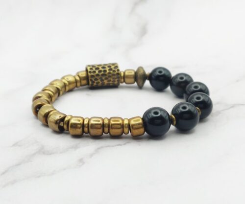 Copper Marbles 8 Mei's Tibetan Copper Marbles | armband | Edelsteen Copper Marbles 8