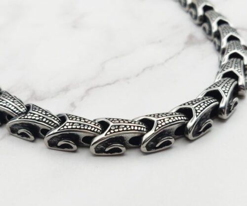 Dragon Chain 4 Mei's Viking Dragon Chain | ketting | Stainless Steel Dragon Chain 4