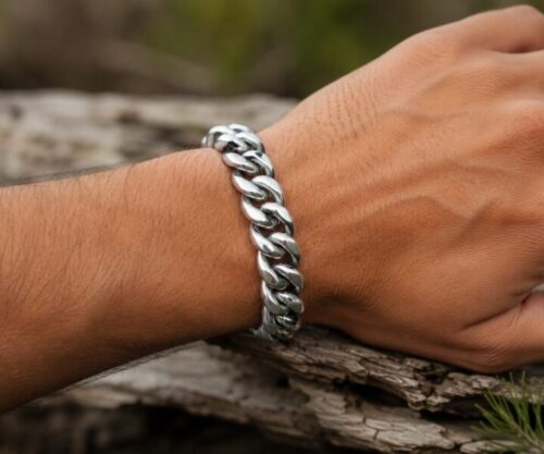Alternative view of Mei's Viking Ragnar Chain | armband | Stainless Steel