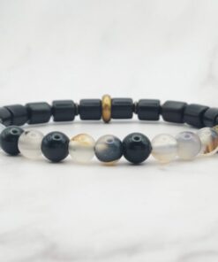 Mei's | Tibetan Woody Stones | armband | Edelsteen & Hout