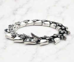 Mei's Viking Wyrm Bones | armband | Stainless Steel