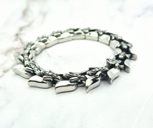 Wyrm Bones 4 Mei's Viking Wyrm Bones | armband | Stainless Steel Wyrm Bones 4