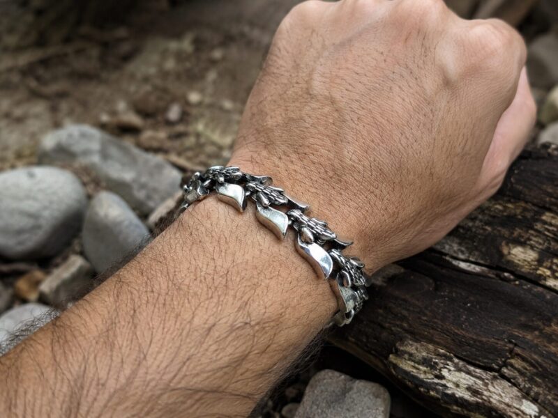 Wyrm Bones sierfoto Mei's Viking Wyrm Bones | armband | Stainless Steel Mei's Viking Wyrm Bones | armband | Stainless Steel - Afbeelding 2
