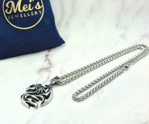 Nordic Dragon 7 Mei's Viking Nordic Dragon | ketting | Stainless Steel Nordic Dragon 7
