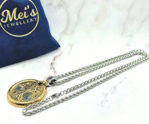 Serpents Tree 10 Mei's Viking Serpent's Tree | ketting | Stainless Steel Serpents Tree 10
