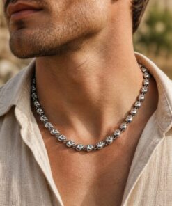 Alternative view of Mei's Muse Skull Zone | ketting | Stainless Steel