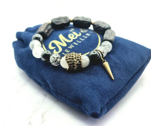 Black Magic 1 Mei's Tibetan Black Magic | armband | Edelsteen Black Magic 1
