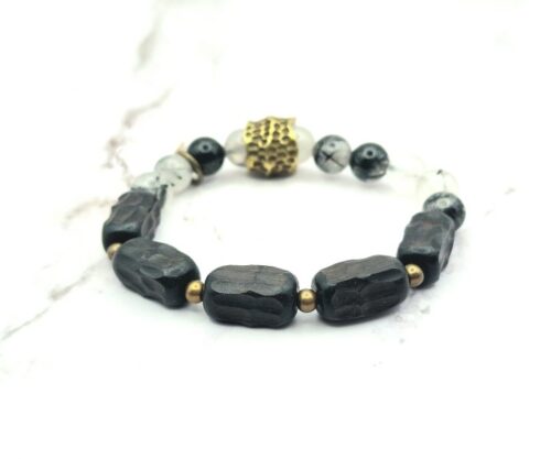 Black Magic 6 Mei's Tibetan Black Magic | armband | Edelsteen Black Magic 6