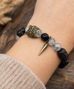 Alternative view of Mei's Tibetan Black Magic | armband | Edelsteen