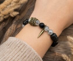 Alternative view of Mei's Tibetan Black Magic | armband | Edelsteen