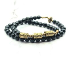 Mei's Tibetan Obsidian Eclipse | armband | Edelsteen