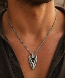 Alternative view of Mei's Viking Runic Guardian | ketting | Stainless Steel
