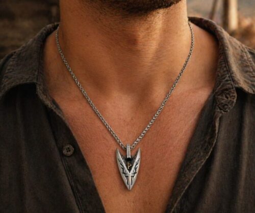 Alternative view of Mei's Viking Runic Guardian | ketting | Stainless Steel
