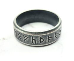 Mei's Viking Iron Runes | ring | Stainless Steel