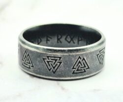 Mei's Viking Mystery of Odin | ring | Stainless Steel