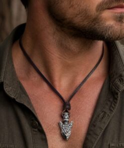Alternative view of Mei's Viking Nordic Arrow | ketting | Stainless Steel