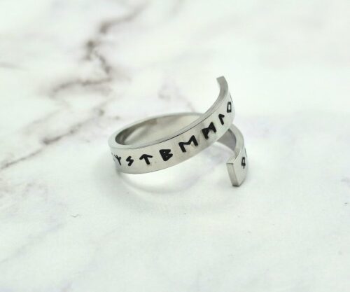 The Runes 3 Mei's Viking The Runes | ring | Stainless Steel The Runes 3