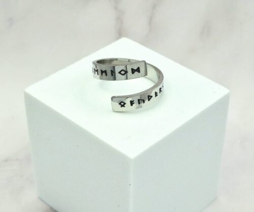 The Runes 5 Mei's Viking The Runes | ring | Stainless Steel The Runes 5