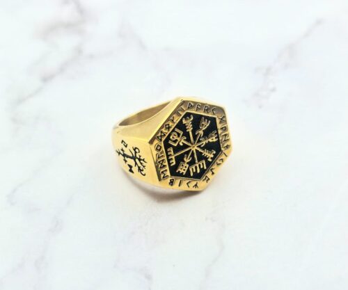 Golden Mystic Ring 3 Mei's Viking Golden Mystic Ring | ring | Stainless Steel Golden Mystic Ring 3