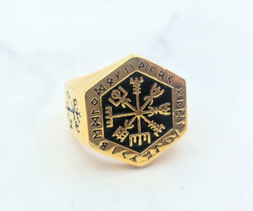 Golden Mystic Ring 5 Mei's Viking Golden Mystic Ring | ring | Stainless Steel Golden Mystic Ring 5