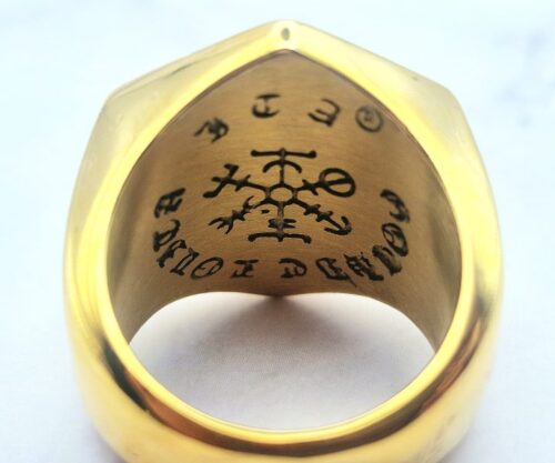 Golden Mystic Ring 6 Mei's Viking Golden Mystic Ring | ring | Stainless Steel Golden Mystic Ring 6