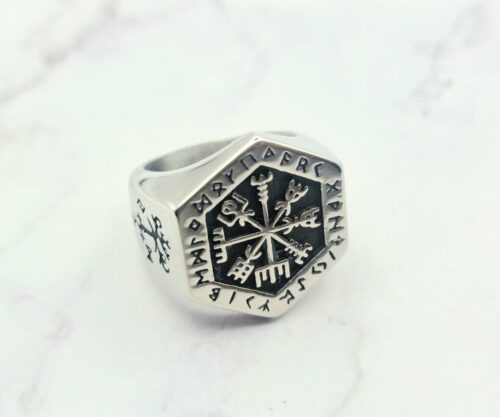 Silver Mystic Ring 5 Mei's Viking Silver Mystic Ring | ring | Stainless Steel Silver Mystic Ring 5