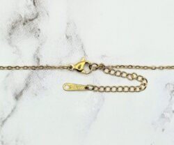 Floral Birth Month 2 Mei's Muse Floral Birth Month | ketting | Stainless Steel Floral Birth Month 2