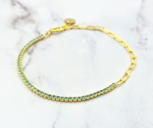 Golden Stardust 7 Mei's Muse Golden Stardust | armband | 925 Zilver Golden Stardust 7