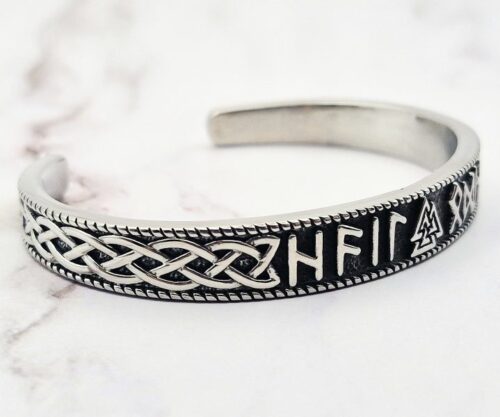 Runic Knot 4 Mei's Viking Runic Knot | armband | Stainless Steel Runic Knot 4