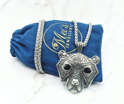 Bear Amulet 1 Mei's Viking Bear Amulet | ketting | Stainless Steel Mei’s Viking Bear Amulet ketting van stainless steel
