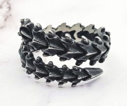 Mei's Viking Dragon Crest | ring | Stainless Steel