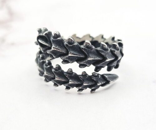 Dragon Crest 4 Mei's Viking Dragon Crest | ring | Stainless Steel Dragon Crest 4