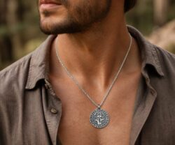 Alternative view of Mei's Viking Power of Hel | ketting | Stainless Steel