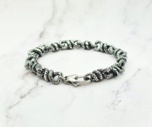 Serpent Sculpt 4 Mei's Viking Serpent Sculpt | armband | Stainless Steel Serpent Sculpt 4