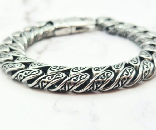 Steel Statement 4 Mei's Muse Steel Statement | armband | Stainless Steel Mei’s Muse Steel Statement armband van stainless steel