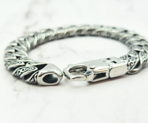 Steel Statement 5 Mei's Muse Steel Statement | armband | Stainless Steel Mei’s Muse Steel Statement armband van stainless steel