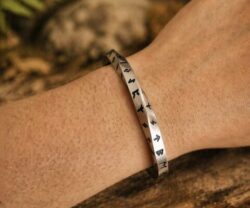 Alternative view of Mei's Viking Twisted Runes | armband | Stainless Steel