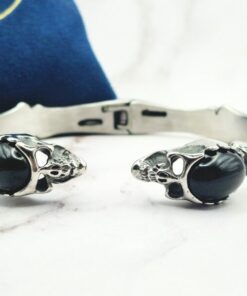 Mei's Muse Skull Guardian | armband | Stainless Steel