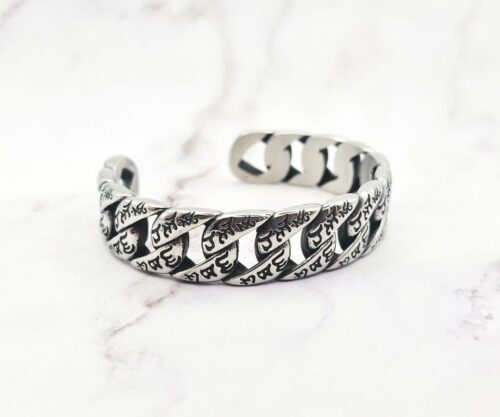 Serenity Cuff 3 Mei's Tibetan Serenity Cuff | armband | Stainless Steel Serenity Cuff 3